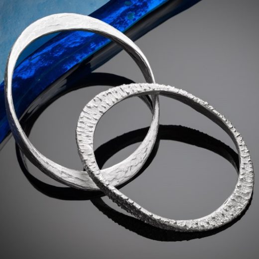 Bracciale Rigido Liscio e Bracciale rigido Smerlettato